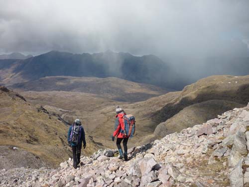 Approaching squall on B Liath Mhor