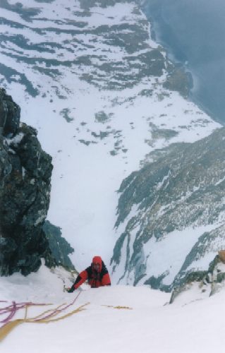 climbing on Creag Meagaidh