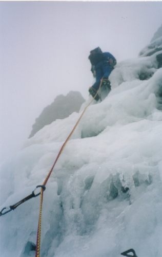 climbing on Creag Meagaidh