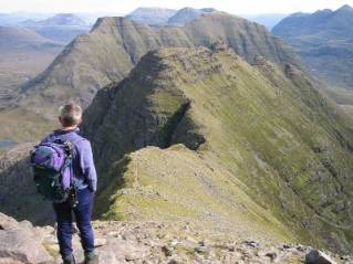 Brian on Beinn Alligin