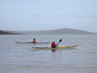 two canoes