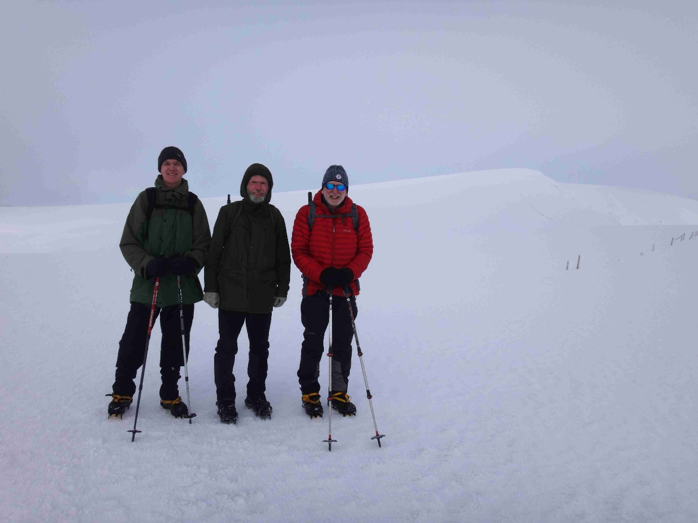 on summit of Creag Meagaidh